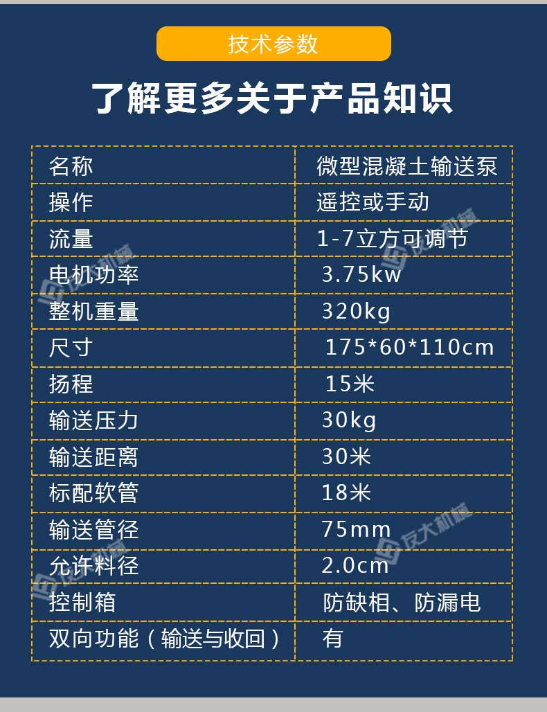 微型二次結(jié)構(gòu)澆筑泵